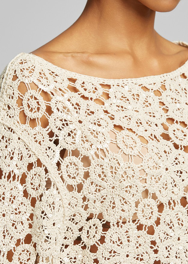 Crochet lace blouse