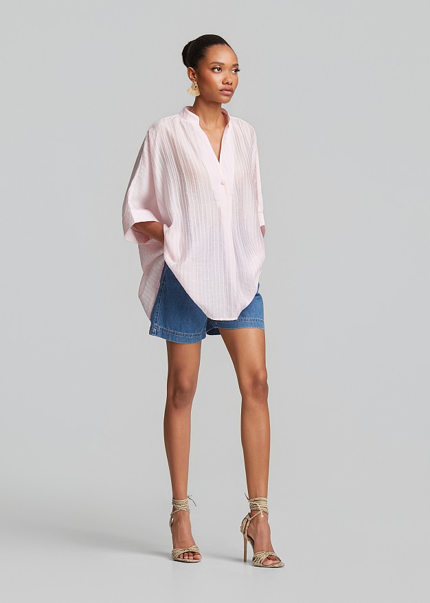 Striped blouse in a relaxed fit