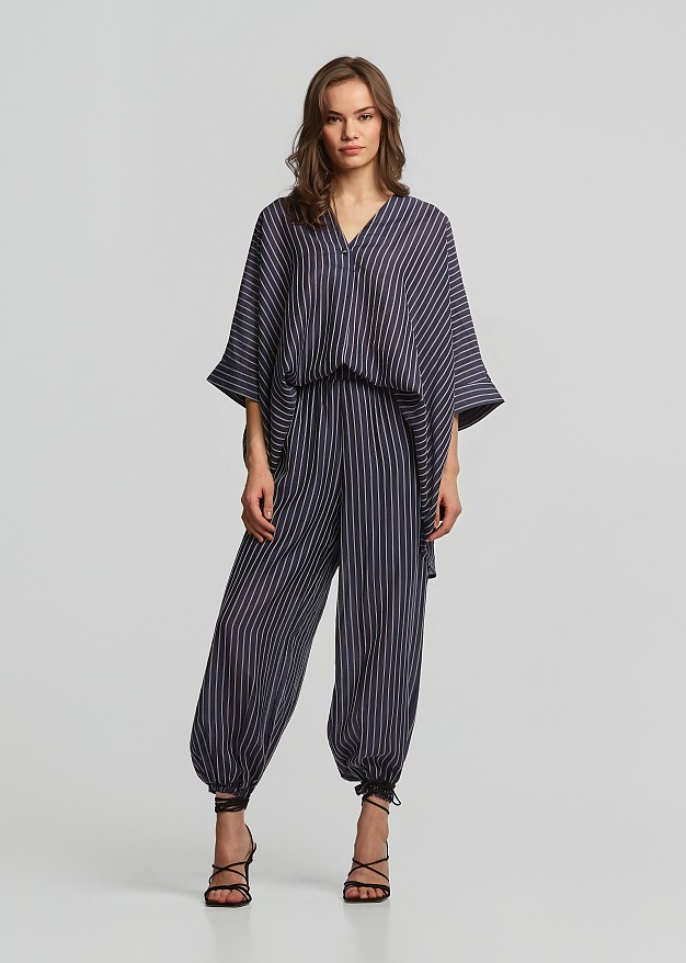 Striped blouse in a relaxed fit
