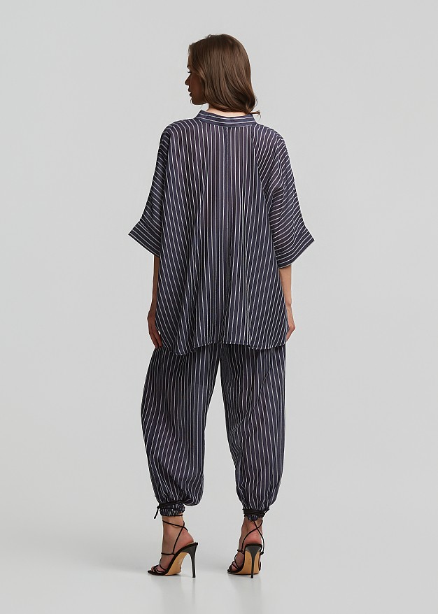 Striped blouse in a relaxed fit