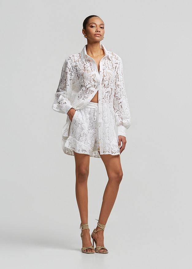 Comfortable lace shirt