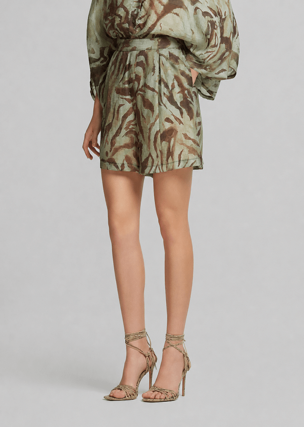 Bermude scurte cu animal print