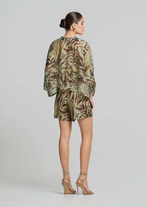 Bermude scurte cu animal print