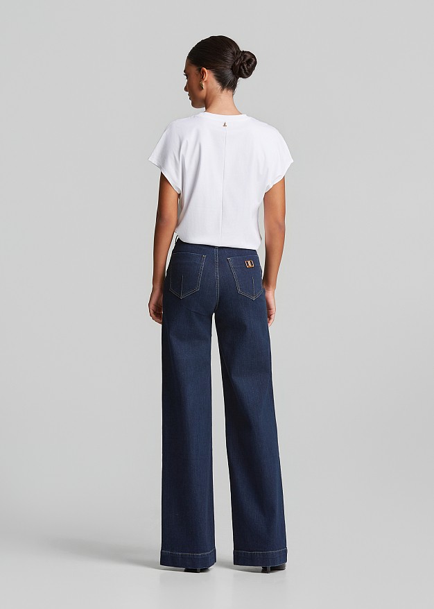 Top din bumbac cu print