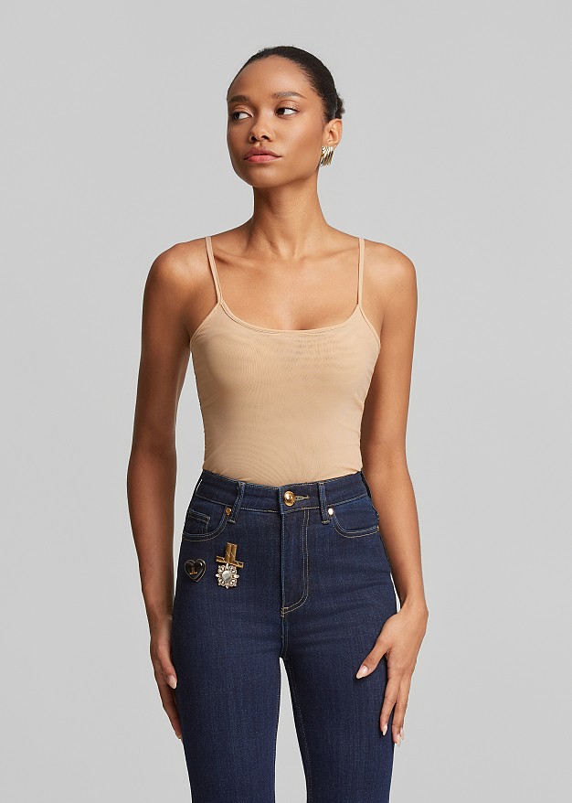 Inner-fit tulle top