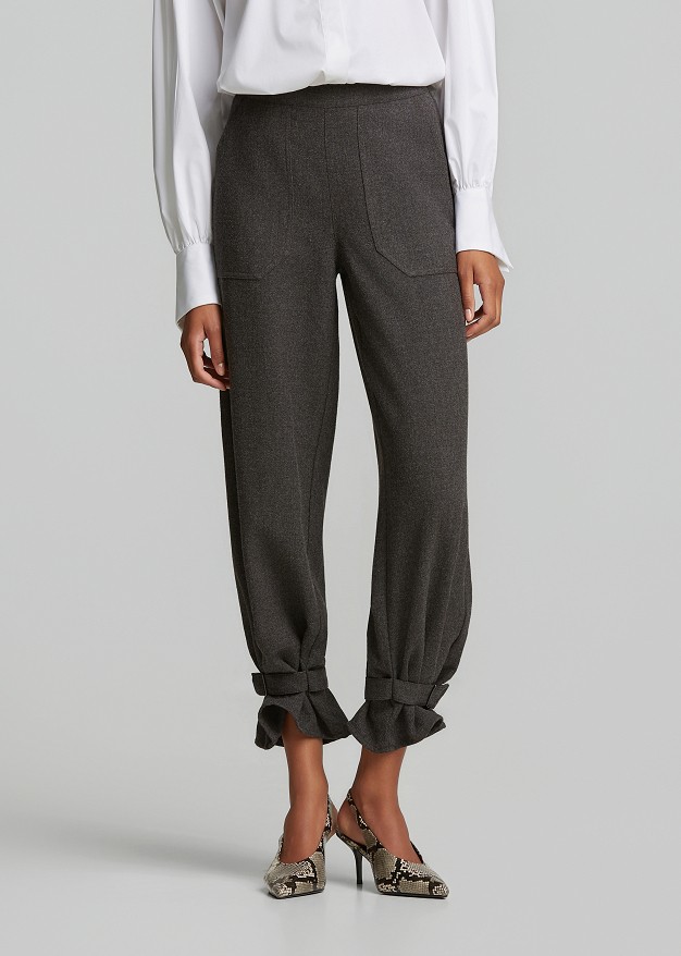 Harem παντελόνι μάλλινου τύπου