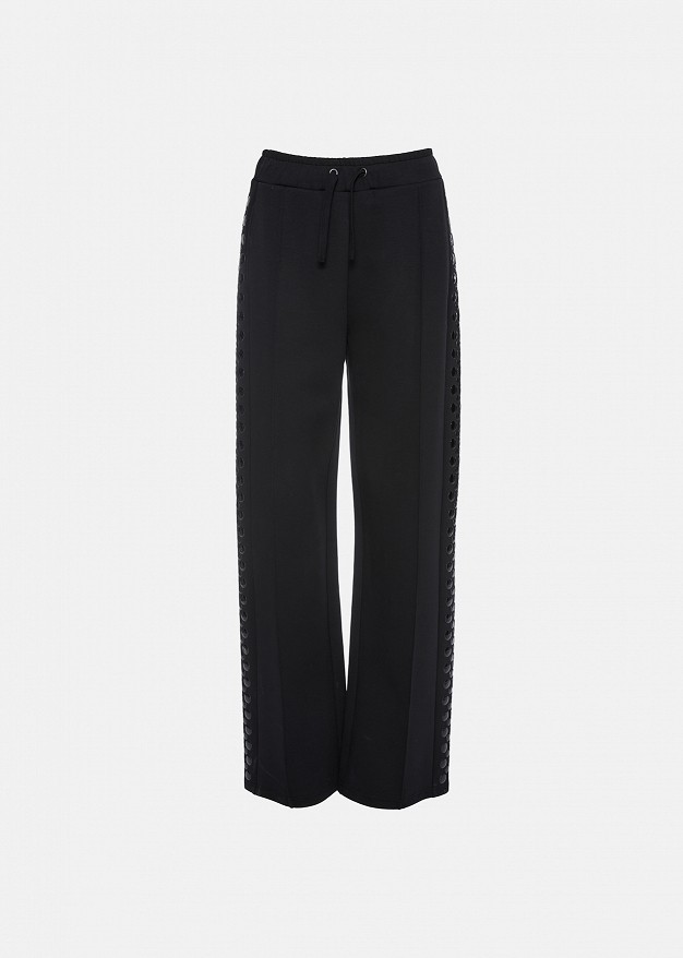 Sweatpants with decorative side details