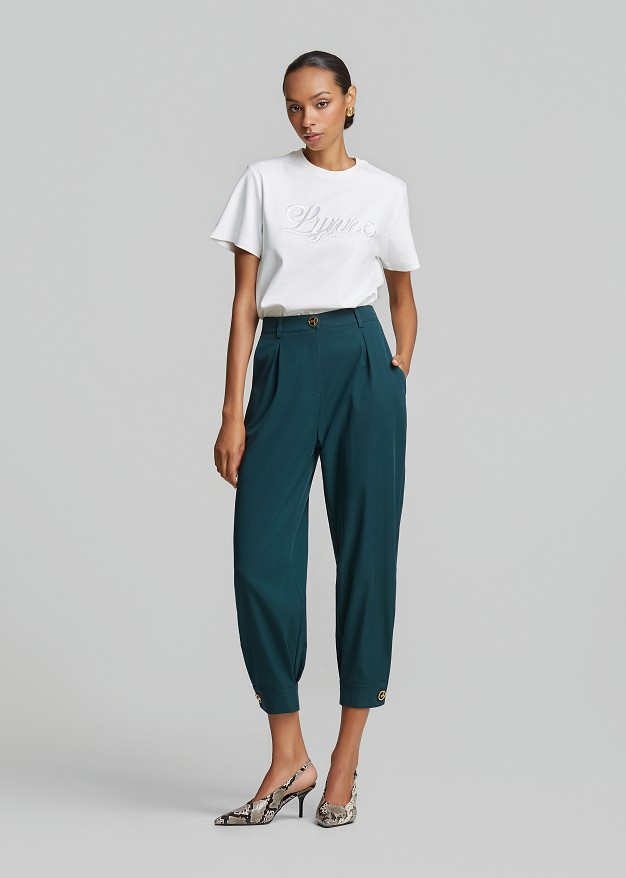 Harem pants με πιέτες