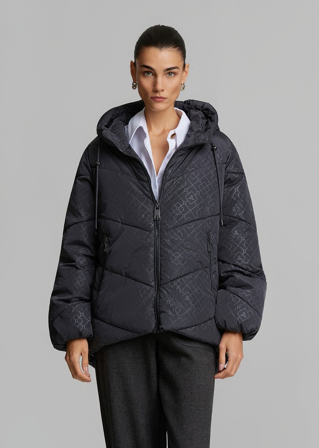 Puffer μεταλλιζέ μπουφάν