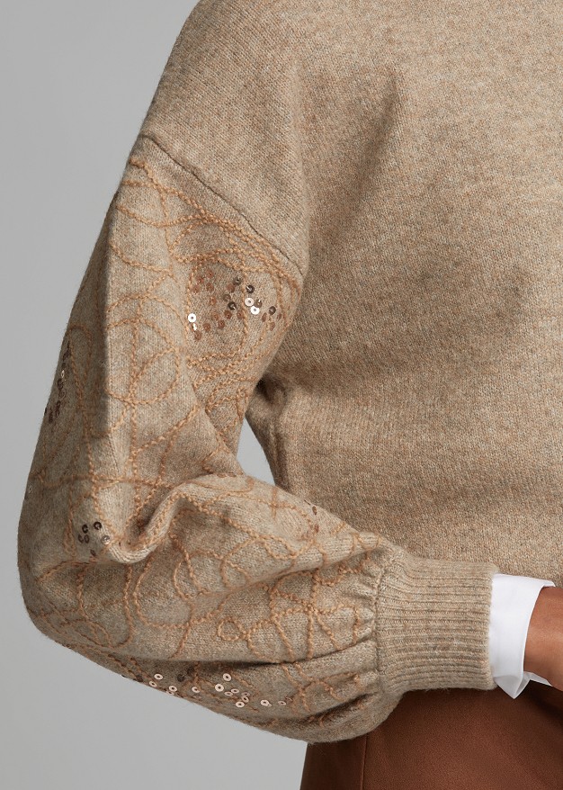 Embroidered sweater