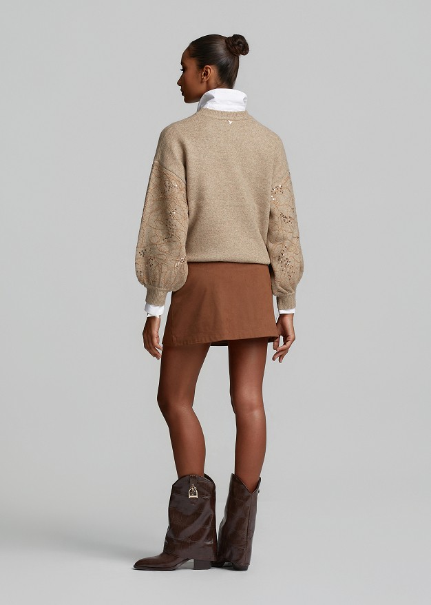 Embroidered sweater