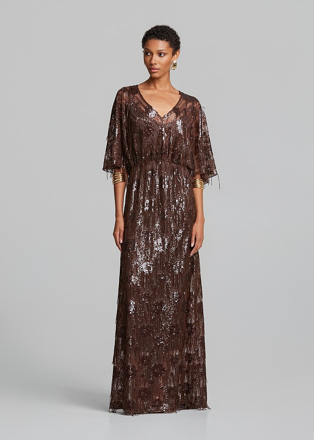 Maxi sequin dress