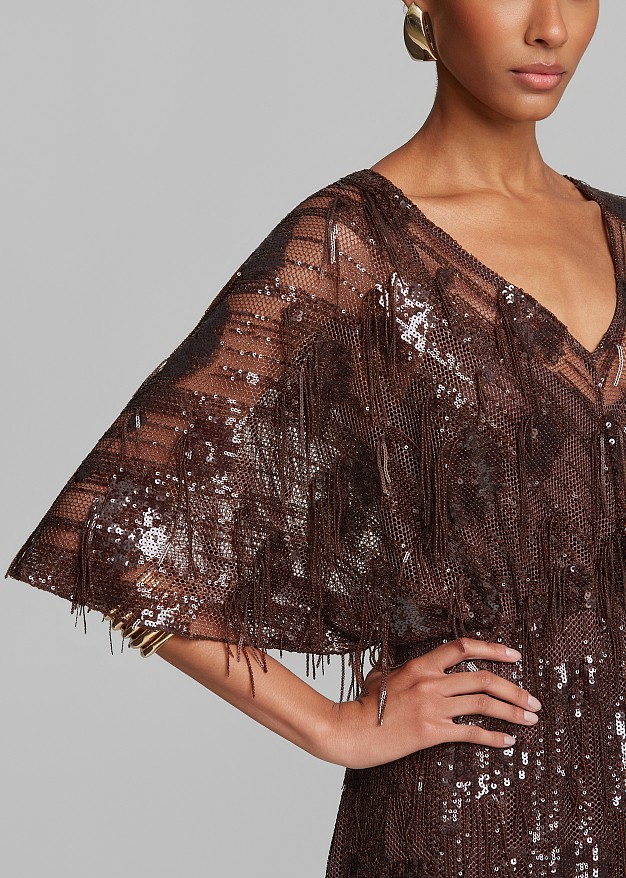Maxi sequin dress
