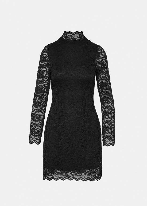 All over lace mini dress