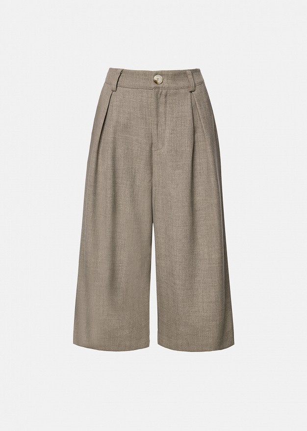 Pleated culottes