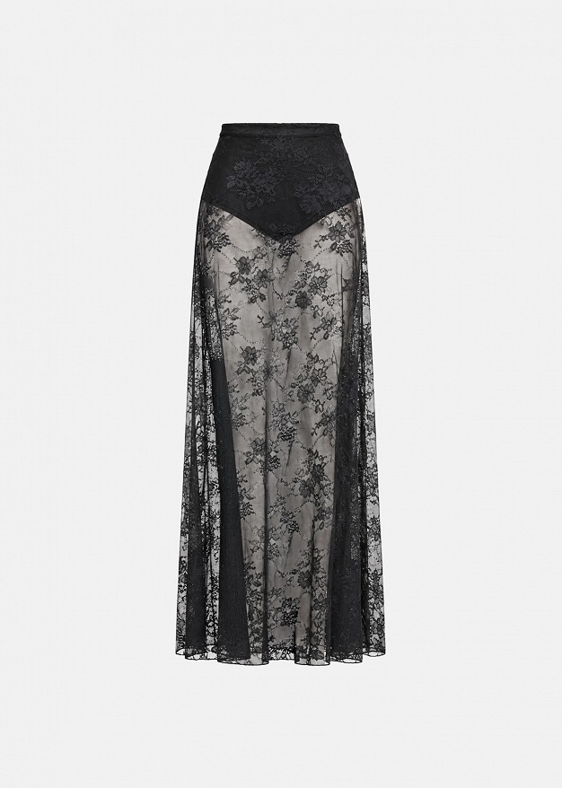 Lace maxi skirt