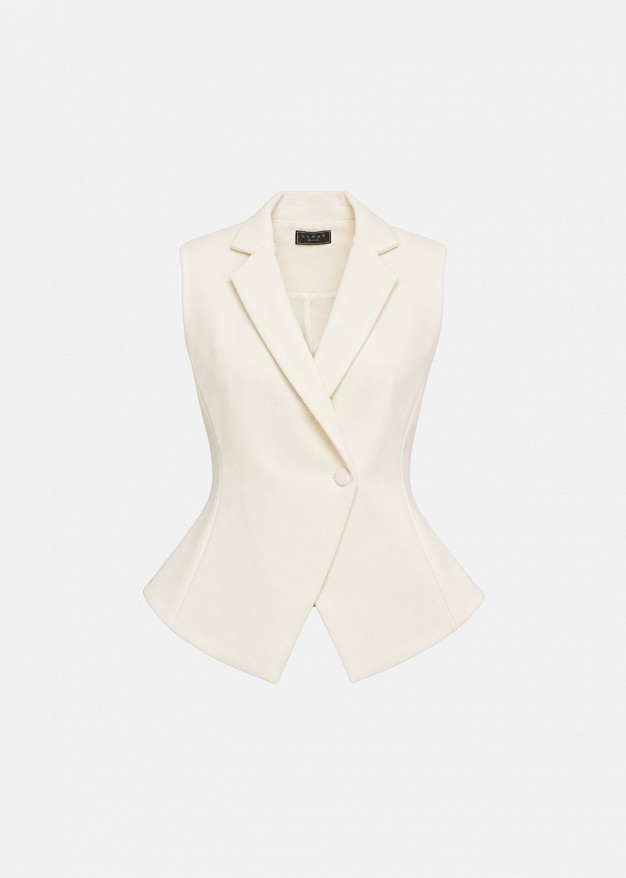 Σταυρωτό γιλέκο με peplum
