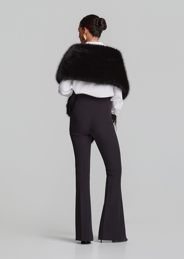 Faux fur stole/wrap