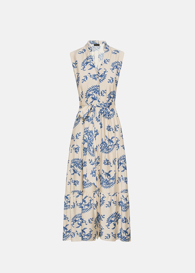 Rochie-cămașă cu print