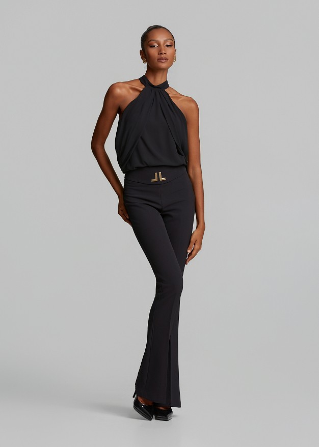 Blouse in adjustable sleeves