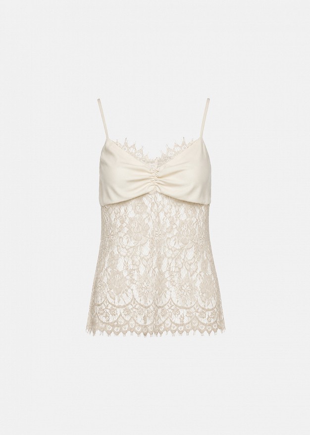 Lace lingerie top