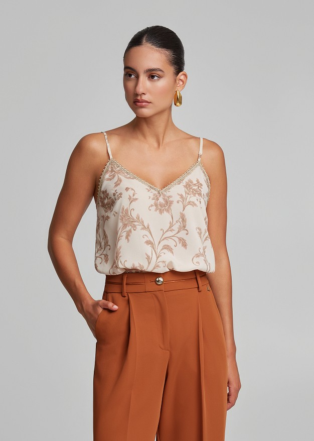 Εμπριμέ lingerie τοπ