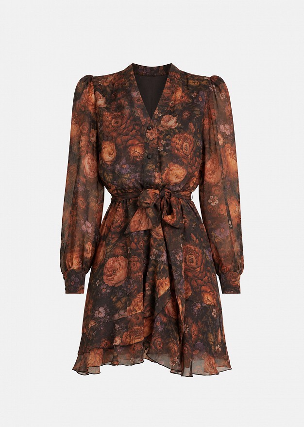 Rochie scurtă cu print