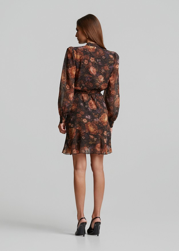 Rochie scurtă cu print
