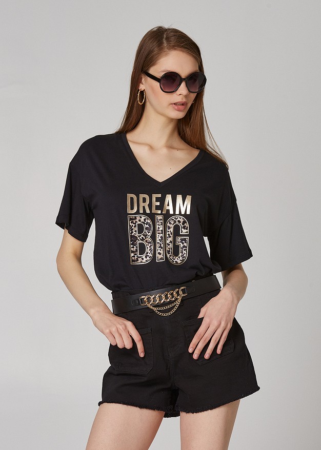 Blouse with print "DREAM BIG"