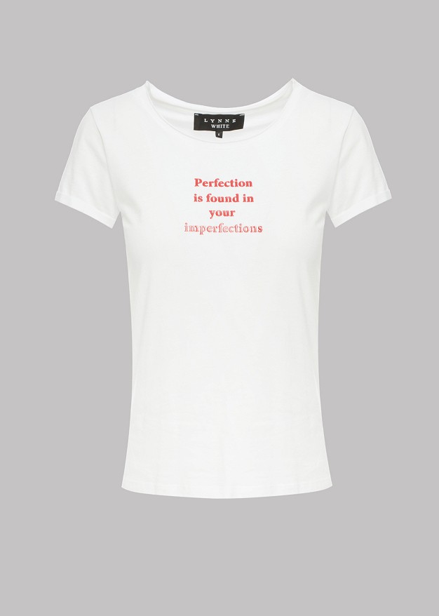 T-shirt with print "Perfection"
