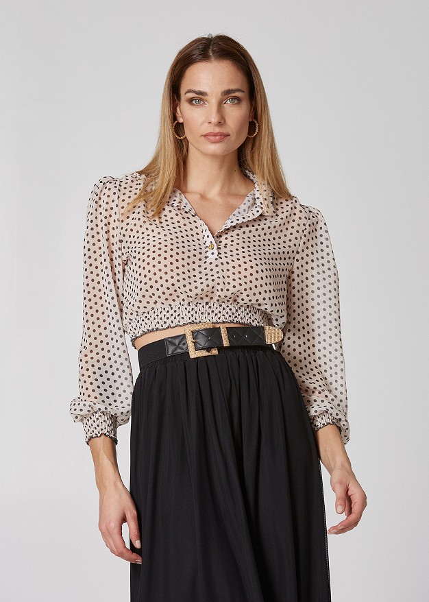 Dotted crop top
