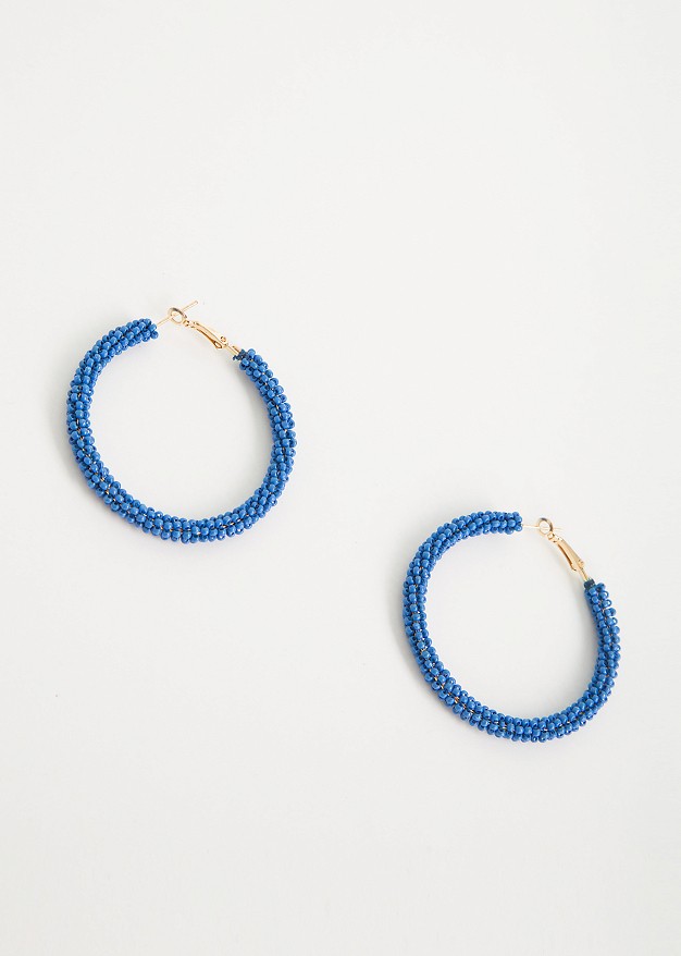 Hoops with beads set