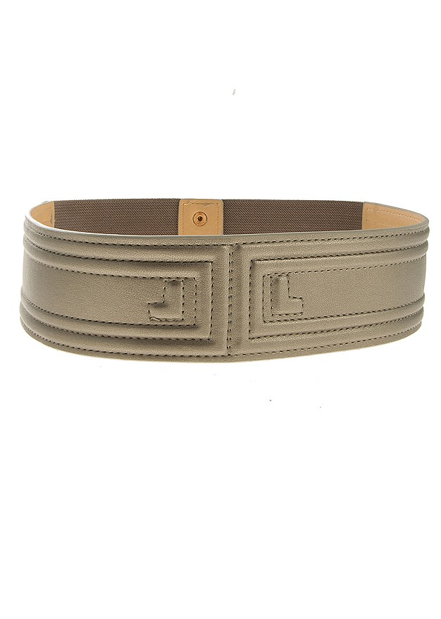 Strap belt with L monogramm