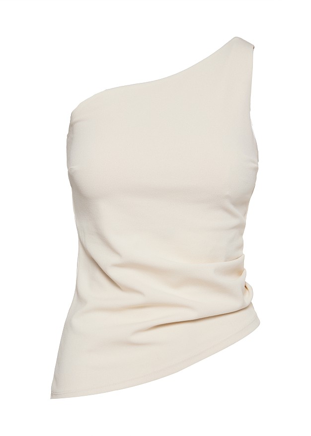 One shoulder assymetric top