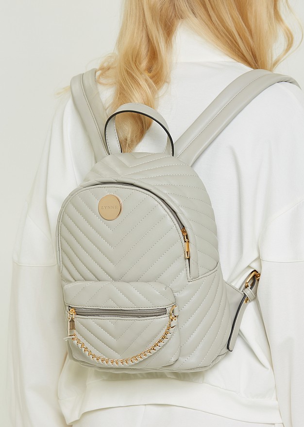 Mini padded look backpack
