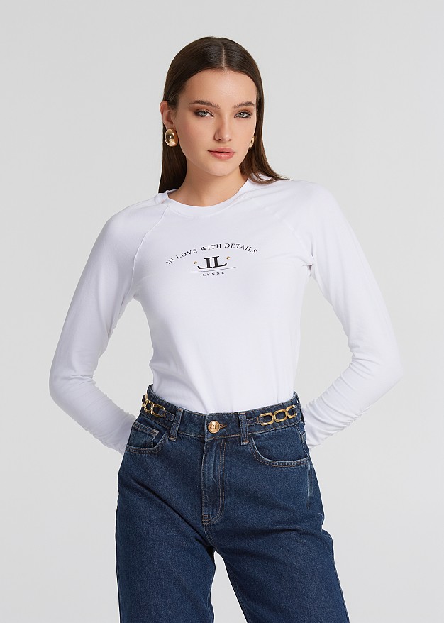 Blouse with logo