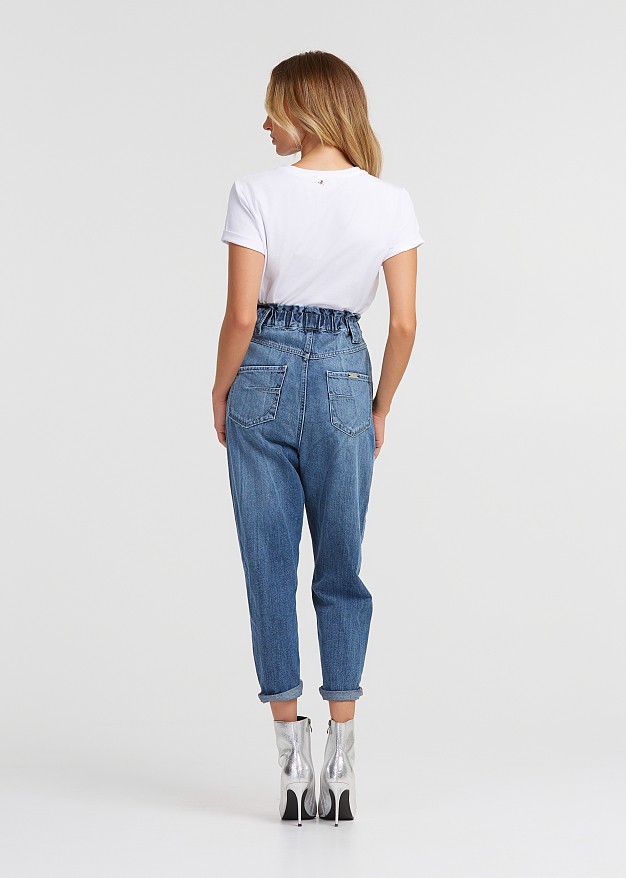 Highwaisted baggy jean