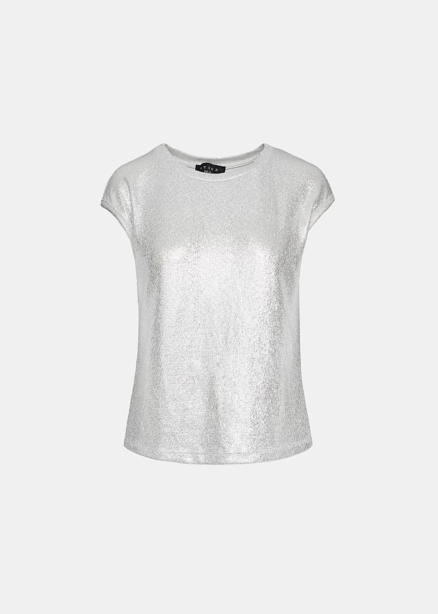 Shinny short sleeve top