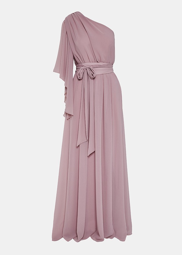 One shoulder maxi dress