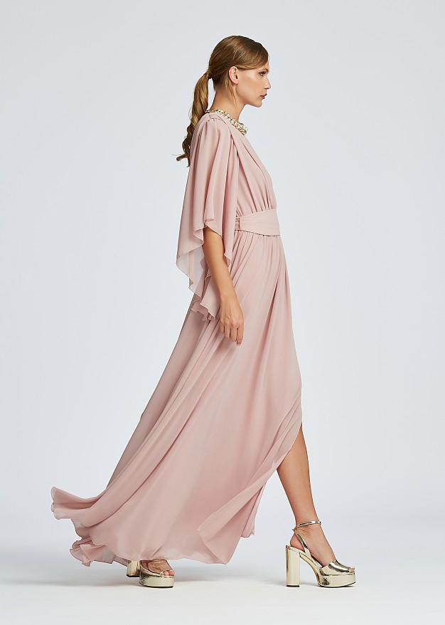 One shoulder maxi dress