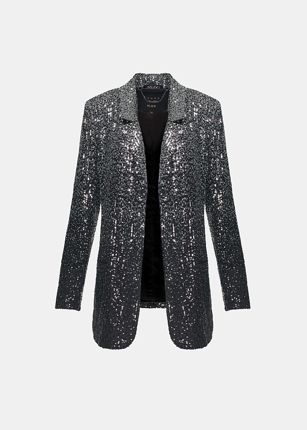 Blazer ombre sequin