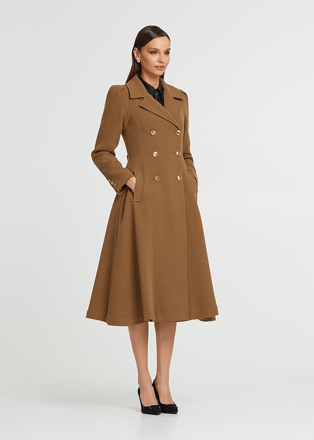 Long coat in military look