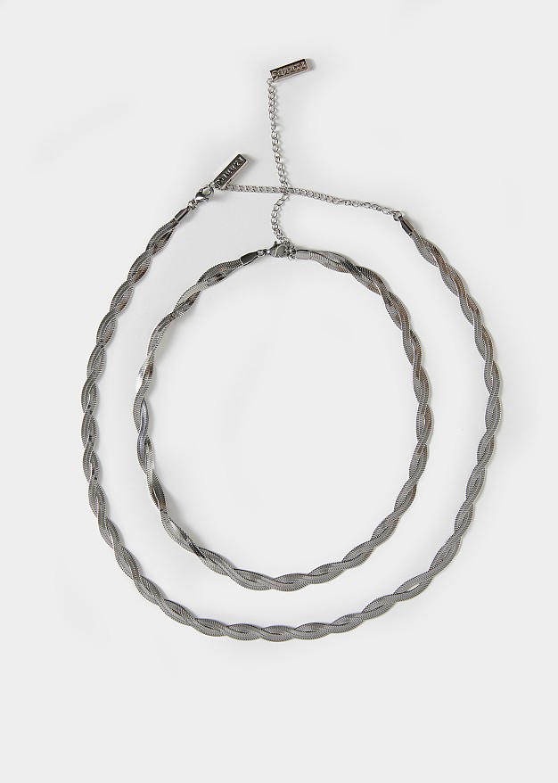 Pack of 2 braided chains