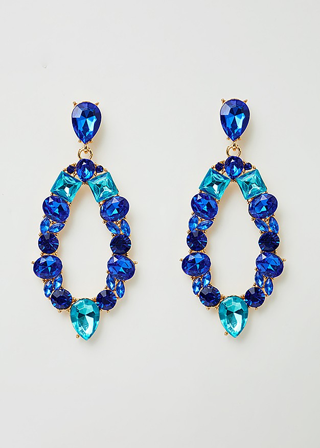 Crystal drop earrings