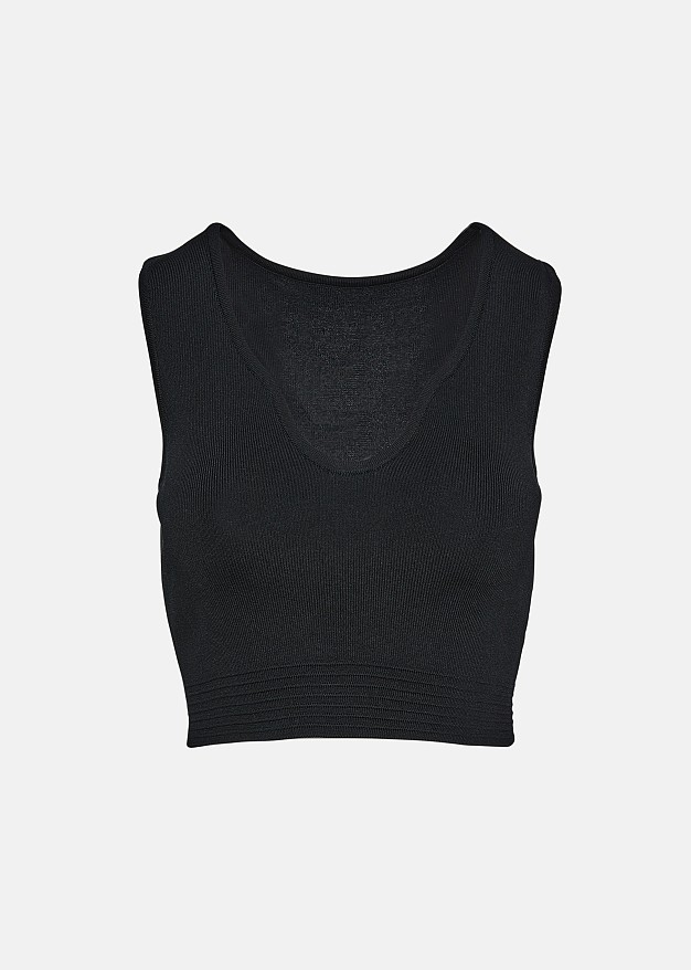 Ribbed crop top