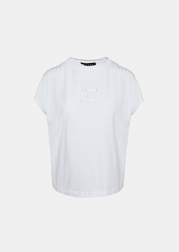 Everyday T-shirt with crystals