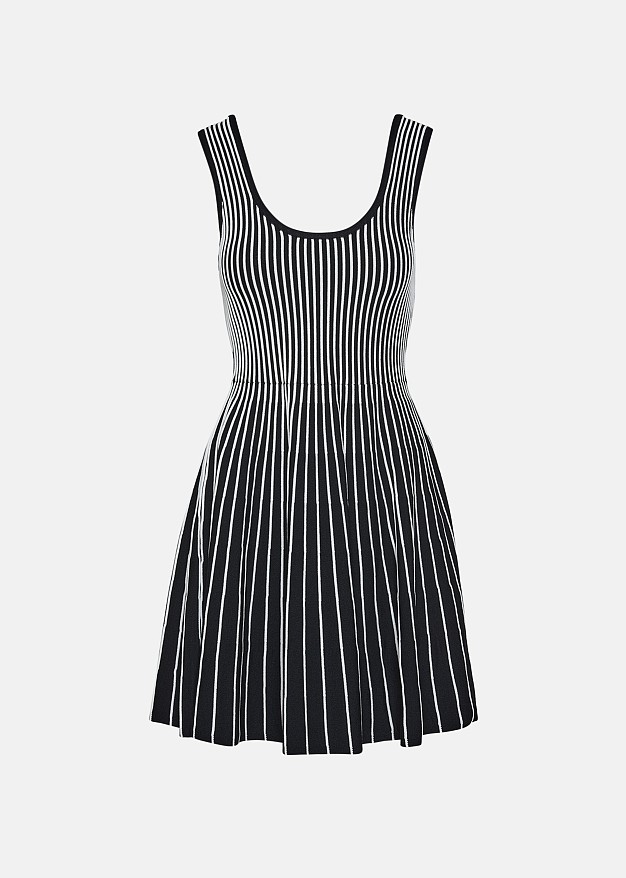  Mini cloche dress in stripes