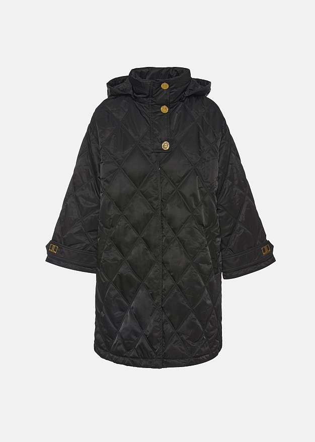 Quilted puffer cape jacket LYNNE