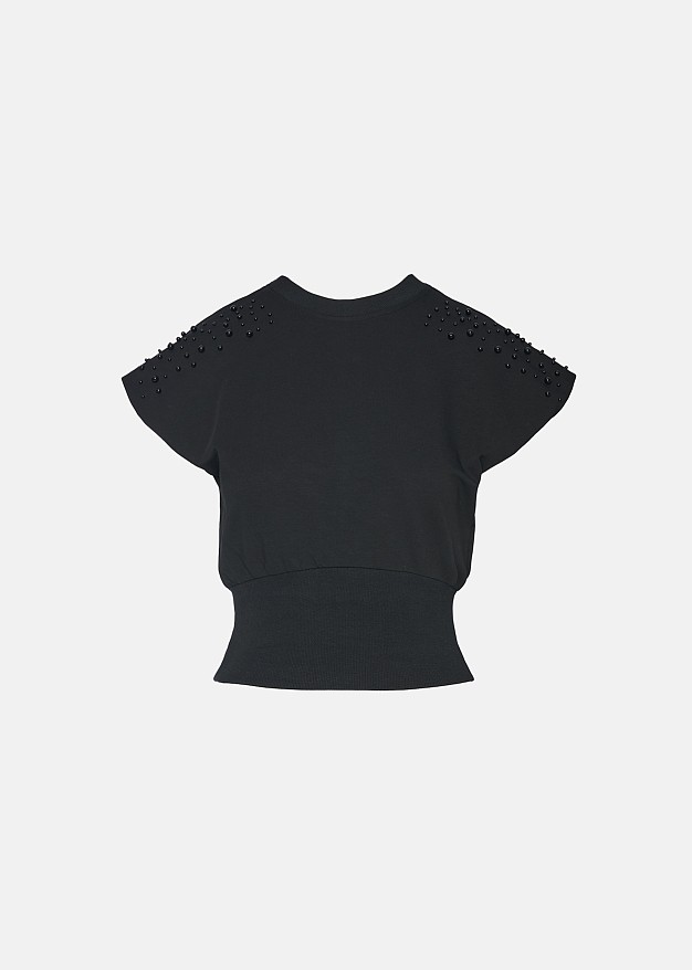 Sweatshirt in pearls