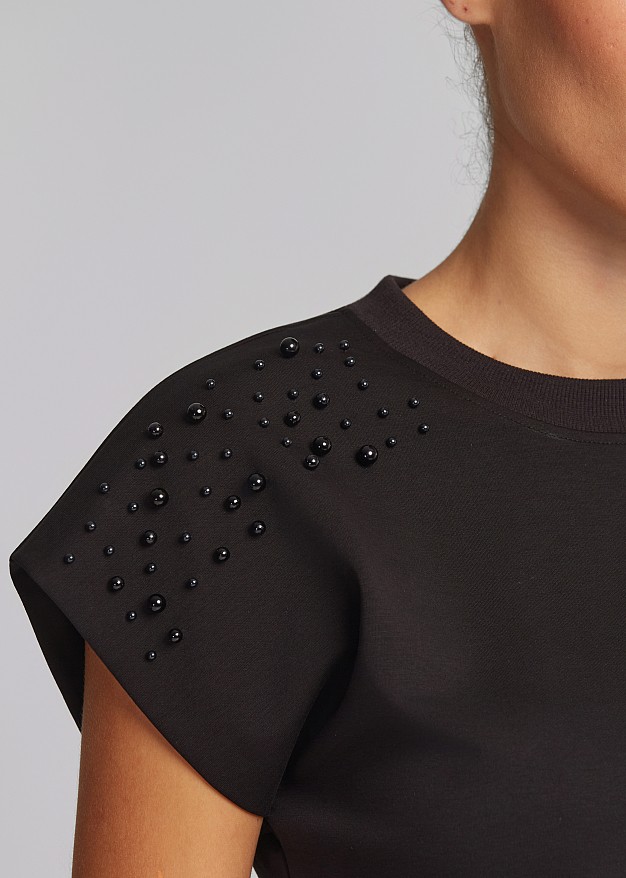 Sweatshirt in pearls